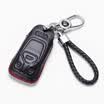 KING ETING Audi Key Case Leather Key Case New Q7 A4L A5 TT Special Car Keychain D Style Red