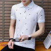 Damaizhang Brand Designer Men Polo Shirt Summer Printed Cotton Polos Slim Fit Man t-shirt Mens Clothing