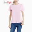 INTERIGHT short-sleeved T-shirt female summer new round neck wild basic cotton T-shirt white M