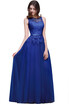Lace Long Evening Party Prom Dresses Pageant Bridesmaid Gown Cocktail Dress A-line