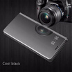 Samsung Galaxy On5On7 Luxury Slim Mirror Flip Shell Stand Leather Smart Clear View Window Cover Phone Case