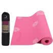 Pierre Yoga PVC6mm Print Non-slip Yoga Mat Rose Saffron comes with a backpack