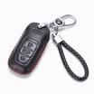 KING ETING Audi key case leather key case A4A5A6A7S6S7S8Q5A4LA6LA8L special car key chain A passion red one key start
