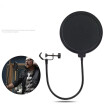 Double Layer Studio Microphone Flexible Wind Screen Mask Mic Pop Filter Shield For Speaking Recording Accessories