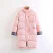 Winter new hooded large size parkas womens long cotton-padded coat