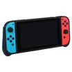 BUBM Nintendo switch protective shell silicone one hard shell shockproof drop protection shell switch handle set rocker cap liner package switch tempered film set black