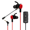Siberia XIBERIA MG-2 Headphones In-Ear Game Earphones Vibration Edition Computer Phone Music Game Earbuds with Wheat Eating Chicken Headphones Black