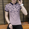 DaMaiZhang Brand New Mens Polo Shirt Men Cotton Short Sleeve shirt Printed Classiac Slim Shirts Casual Tshirt Tee