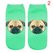 3D Cartoon Animal Dog Printed Socks For Men Women Cute Unisex Ankle Socks