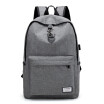 Oxford Cloth Backpack Mens USB Backpack Travel Leisure Computer Student Bag