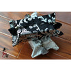 Freeshipping Classical Silver Cotton Customized Wedding Room Car Sofa Hotel Decorative Embroidery Tissue Box Napkin Holder Cover