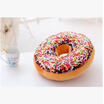 3D Cute Donut Bread Soft Throw Pillow Case Cushion Cover Home Decor without Core
