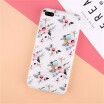 Cute Cartoon Rabbit Case For iPhone 6 6S 7 8 X Plus 3D Relief Flower Soft TPU Phone Cases