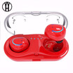 HBQ-Q18 Binaural sports headset Waterproof Mini Earplugs Wireless music Stereo Bluetooth headphones for iphone xiaomi samsung