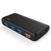 Biao Wang SSK shu801 hub splitter usb30 1 drag 4 port expansion rechargeable hub