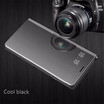 Xiaomi Redmi Note 34X5A Luxury Slim Mirror Flip Shell Stand Leather Smart Clear View Window Cover Phone Case