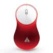 Campo de oro M28 ratón inalámbrico de aleación de aluminio para niños y niñas oficina hogar mute computadora portátil del ratón ratón inalámbrico recargable de moda rojo