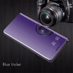 Xiaomi Redmi 4X Luxury Slim Mirror Flip Shell Stand Leather Smart Clear View Window Cover Phone Case