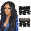 Dream Like Unprocesssed Indian Virgin Human Hair Body Wave 4 Bundles with Lace Frontal