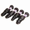 Racily Hair Peruvian Loose Wave Hair 4 Bundles 10"-26" Inches Natural Black Unprocessed Virgin Human Hair