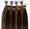 16" - 26" Full Head 20pcs 100 Remy PU Tape in Human Hair Extensions 50G Black Color Dark Brown Color