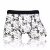Men Underwear Boxers Cotton Blend Sexy Shorts Skull Male Comfortable Underpants Men Solid Boxer Shorts