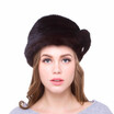 Natural mink fur female winter warm hat real fur pure handmade high quality 2018 new discount urban street popular Russia