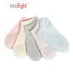 INTERIGHT boat socks men&women classic wild solid color comfortable low help boat socks 5 double boxed men mixed color code