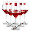 LONA RONA Wine Cup High Glass Red Wine With Wine Set Wine Set Set 6 Pack 520ml 6