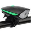 Campana de bicicleta luz Electrónica Ciclismo Bicicleta Bicicleta Manillar Anillo Cuernos Cuerno led Fuerte linterna Alarma de aire Sonido de campana