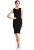 Women Classic Slim Fit Sleeveless Midi Dress