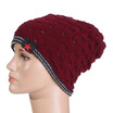 Women Men Winter Knitted Wool Cap Dual-Side Hip-Hop Skullies&Beanies Hat
