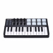 WORLDE Panda MINI 25-Key Ultra-Portable USB MIDI Keyboard Controller 8 Colorful Backlit Trigger Pads