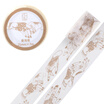 Kinbor PDA&paper tape 10mm7mhand book sticker color tape gold border DTB64258