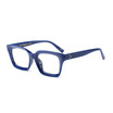 SHAUNA Classic Nail Decoration Women Square Glasses Frame Retro Men Anti-Blue Rays Reading Eyeglasses