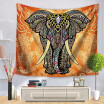 60 50 inches Bohemian Elephant Printed Tapestry Soft Polyester Wall Hanging Art Tapestry Home Living Room Bedroom Decor