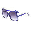 SHAUNA Oversize Women Butterfly Sunglasses Fashion Glittery Frame Ladies Candy Color Gradient Sun Glasses UV400