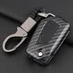 Huashi Toyota Key Case for Ralink Corolla Camry 12 Rex Key Bag Case Buckle Toyota Refit Special A - Folding Three Buttons - All Black