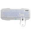 Trolley AULA Thriller Skull&Mouse Set Backlit Game Keyboard Mouse White Edition