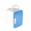 Refrigerador del congelador del mini refrigerador del coche 4L Uso caliente Refrigerador del refrigerador del refrigerador del refrigerador portátil 12V para conducir el azul de conducción