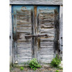 Old Wooden Door Photo Backdrop 57FT Vinyl Fabric Cloth Digital Printing Photo Background s-722