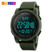SKMEI Brand For men watch LED digital watch For men wristwatch black Alarm 50 m Waterproof sport watch for For men relogi