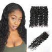 Ishow Hair 7A Unprocessed Brazilian Water Wave Virgin Hair 4 Bundles With Baby Hair With Closure Free Shipping