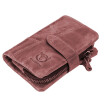 BULLCAPTAIN Trifold Hasp Zipper Short Wallets for MEN Cow Leather CASUAL Wallet Money Purse Bag Card Holder Coin Pocket