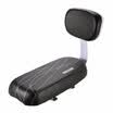 Bicicleta Asiento Trasero Bicicleta MTB PU Cuero Suave Cojín Asiento Trasero Asiento para Niños con Descanso Trasero