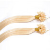 BHF HAIR Fusion hair extensions Pre Bonded Nail U Tip Real Human Hair Extensions Platinum Blonde Color 1gs 20g pack