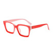 SHAUNA Classic Nail Decoration Women Square Glasses Frame Retro Men Anti-Blue Rays Reading Eyeglasses
