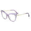 SHAUNA New Arrival Women Cat Eye Glasses Frame Trending Ladies Blue Rays Protection Lens Glasses UV400