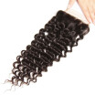 Unice Hair Peruvian Deep Wave Lace Closure 1 PCS Free Part Peruvian Remy Hair Bundles 100 Human Hair Free Shipping