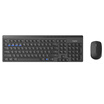 Rapoo 8100M multi-mode wireless mouse&keyboard set Bluetooth mouse&keyboard set Bluetooth 30 Bluetooth 40 wireless 24G Bluetooth keyboard black